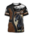 Love Beautiful Horse 3D All Over Printed Shirts HR27