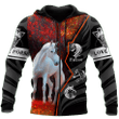 Love Horse 3D All Over Printed Hoodie Shirt HR51