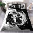 Black And White Dragon Bedding Set DRB30