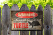 Turtle Sign Reptile Metal Sign MTS9