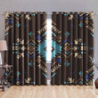 Native American Pattern Blackout Thermal Grommet Window Curtains NAC5