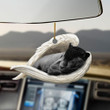 Panther Sleeping Angel Panther Lovers Car Hanging Ornament PANTHER01