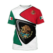 Mexico 3D All Over Printed Shirt MX008