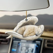 Polar Bear Sleeping Angel Car Hanging Ornament BEAR1