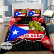Customize Name Coqui And Love Puerto Rico Bedding Set PRB1