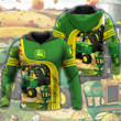 JD Tractor 3D All Over Printed Shirts JD73