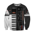 Roland Piano Music 3D All Over Printed Shirts PN05