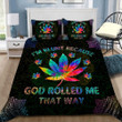 420 Colorful Leaf I'm Blunt Because God Rolled Me That Way Bedding Set NTH179