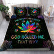 420 Colorful Leaf I'm Blunt Because God Rolled Me That Way Bedding Set NTH179