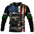 JE US flag 3D All Over Printed Shirts for Men and Women J18