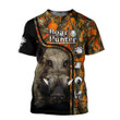 Boar Hunting 3D All Over Printed Shirts For Men and Women BR03