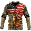 Deer Hunting 3D All Over Printed Shirts for Men and Women DE29