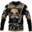 Boar Hunting 3D All Over Printed Shirts For Men and Women BR12
