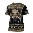 Boar Hunting 3D All Over Printed Shirts For Men and Women BR12