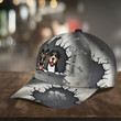 Dog Cracking Gray Pattern Personalized Classic Cap - Gift For Dog Lovers