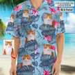 Personalized Photo Upload Cat Hawaiian Shirts