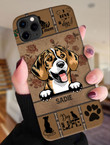 Dog Personalized Phone Case - Birthday, Anniversary Gift For Dog Lovers
