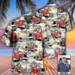 Truck Driver Tropical Beach Custom Photo - Hawaiian Shirt - Owl Ohh