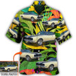 Car Camaro Car Classic Style Tropical Flower Custom Photo - Hawaiian Shirt - Owl Ohh