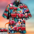 Car Beetle Car Luxury Tropical Flower Custom Photo - Hawaiian Shirt - Owl Ohh