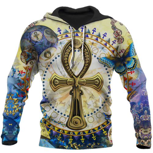Alchemy 3D All Over Printed Ankh Egypt Hoodie Clothes ALC09