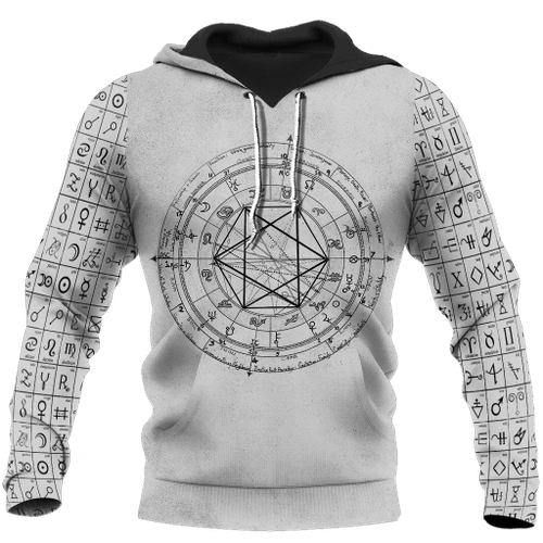Alchemy Birth Chart 3D All Over Printed Shirts ALC04
