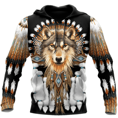 Native Feather Color 3D All Over Printed Shirts NA42