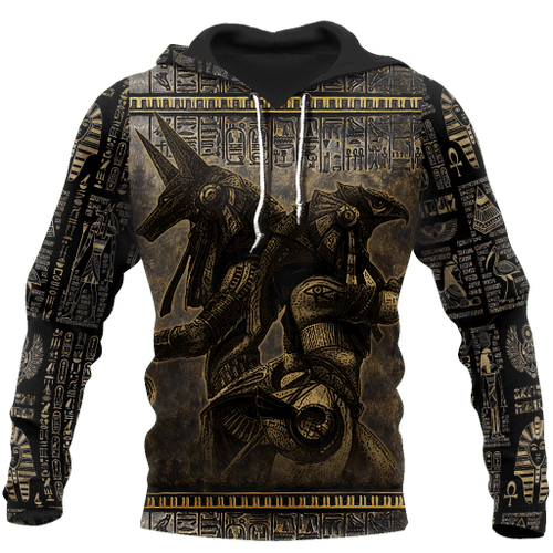 Anubis Ancient Egypt 3D All Over Printed Hoodie Clothes PA38