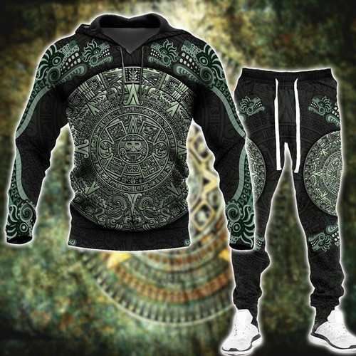 Aztec Jungle Hoodie Sweatpant Set VK108