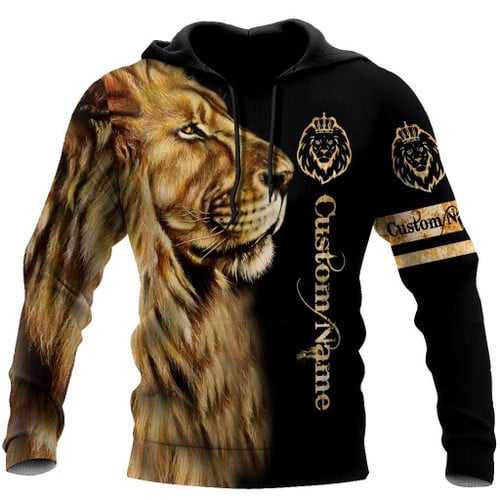 Custom Name King Lion 3D All Over Printed Unisex Shirts L28
