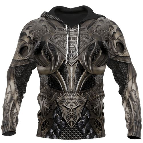 3D Printed Hoodie Chainmail Knight Armor Clothes IAC07