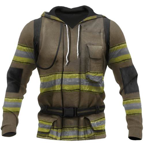 FIREFIGHTER SUIT 3D ALL OVER PRINTED SHIRTS FOR MEN AND WOMEN FF90