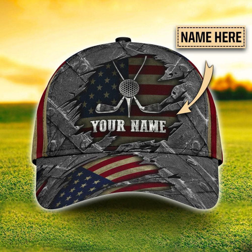 Custom Name Golf Lover Classic Cap GOLFC02