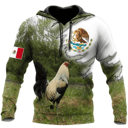 Rooster 3D All Over Print Hoodie RTT12