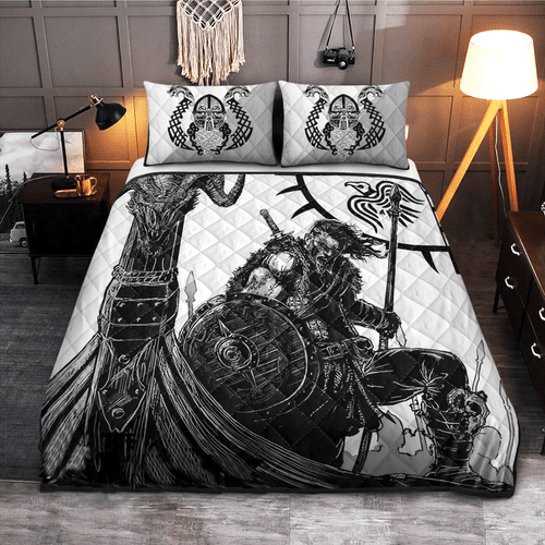 PREMIUM Viking All Over Printed Quilt Bedding Set BVTT03