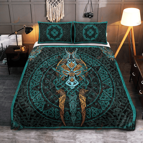 PREMIUM Viking All Over Printed Quilt Bedding Set BVTT07