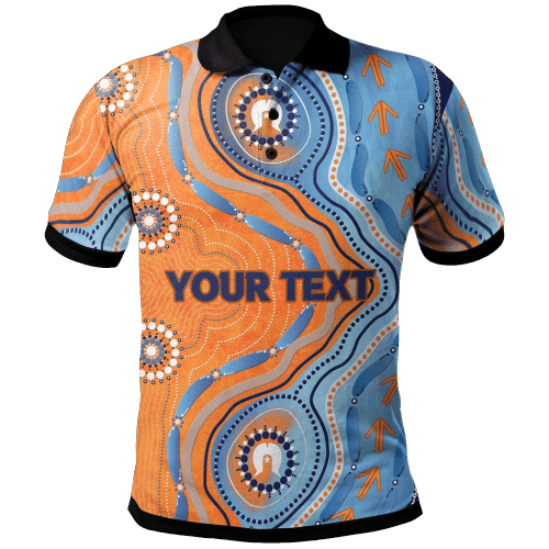 Customize Australia Aboriginal Polo Shirt ABP3