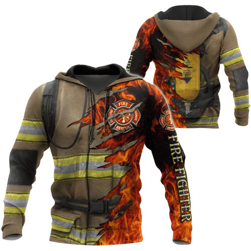 Premium Firefighter 3D All Over Printed Unisex Shirts FF110