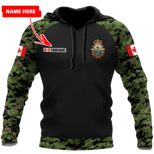 Custom Name Canadian 3D Printed Shirts CVT7