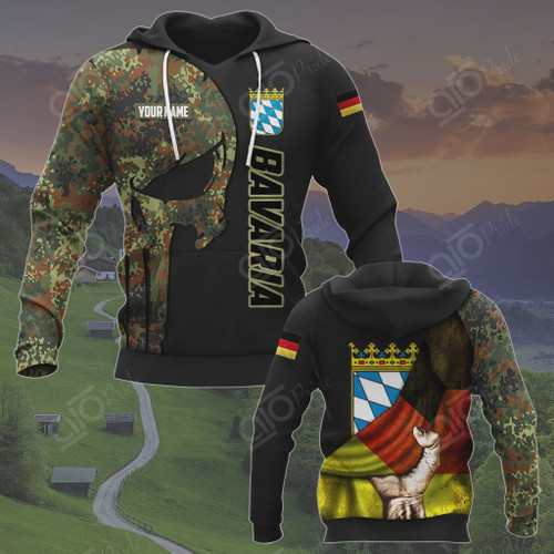 CUSTOMIZE BAVARIA COAT OF ARMS ALL OVER PRINT HOODIES GVT34