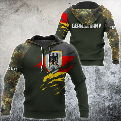 PERSONALIZED GERMAN ARMY T-SHIRT PRINTED GVT7