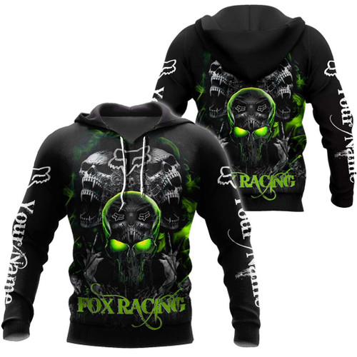 Personalized FX Racing Skull Demon Logo Brand Clothes 3D Printing NTH307P