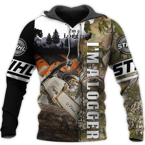 Logger Chainsaw 3D All Over Printed Shirts for Men and Women CS95