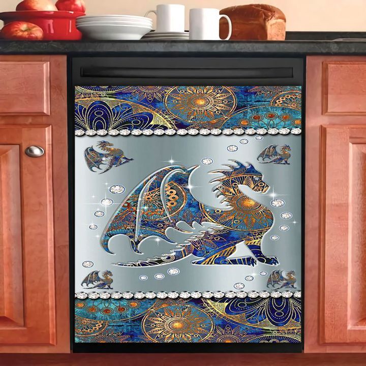 Dragon Decor Kitchen Dishwasher Cover DAD02
