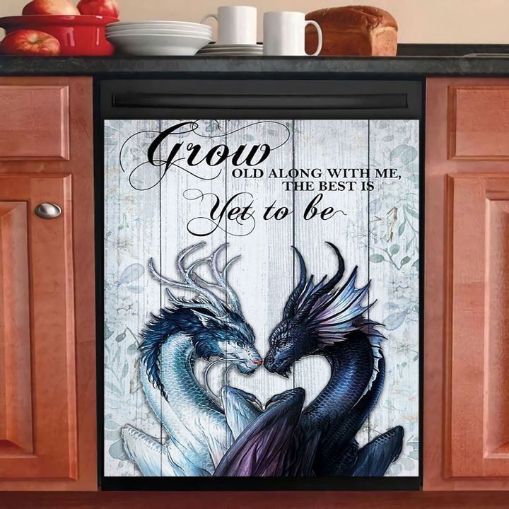 Dragon Decor Kitchen Dishwasher Cover DAD04