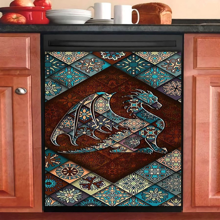 Dragon Decor Kitchen Dishwasher Cover DAD16