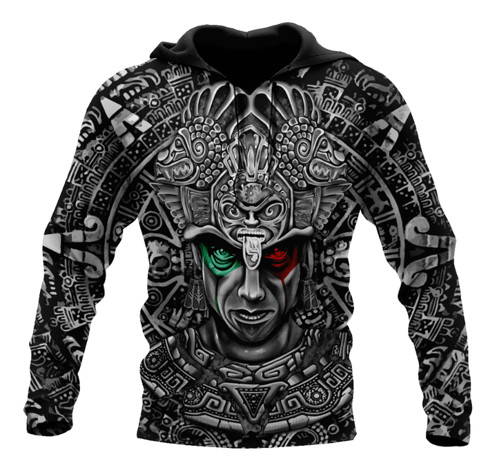 Aztec Warrior 3D All Over Printed Unisex Hoodie MX016