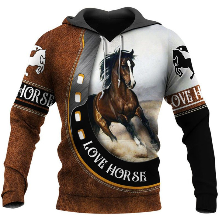 Love Horse 3D All Over Printed Shirts HR86
