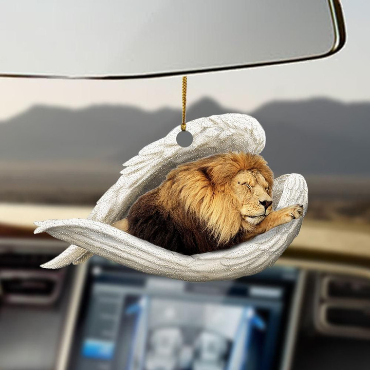 Lion Sleeping Angel Lion lovers Car Hanging Ornament LIONO01