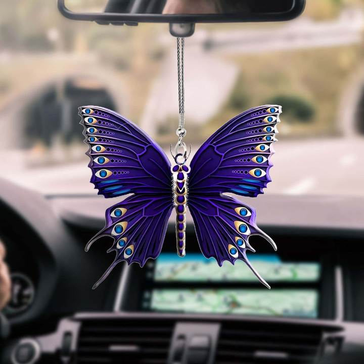 Butterfly Purple 3D Car Hanging Ornament BTO3